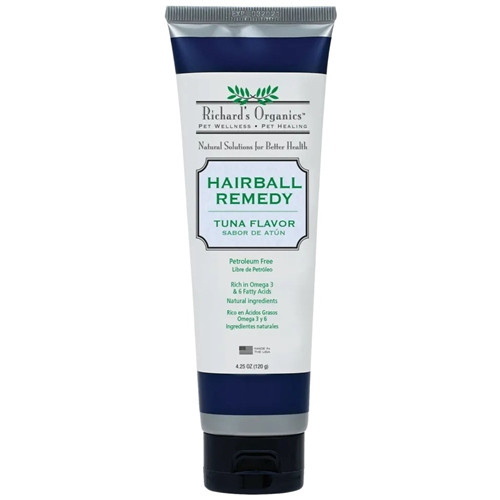 Synergy Labs Richard Organic Hairball Remedy Tube - Tuna 120g[Weight - 120g, Flavor - Tuna]
