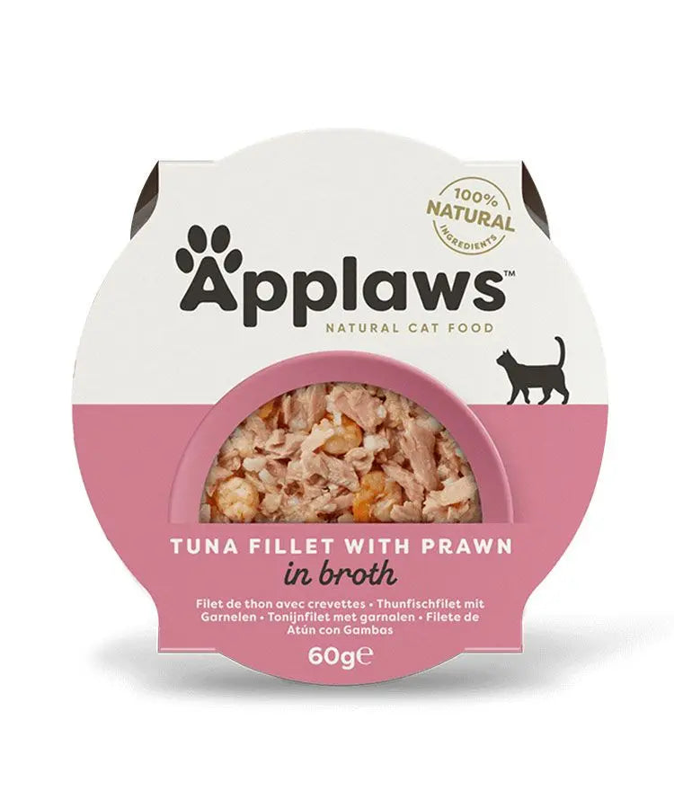 APPLAWS IN BROTH ADULT WET CAT FOOD 60G POT