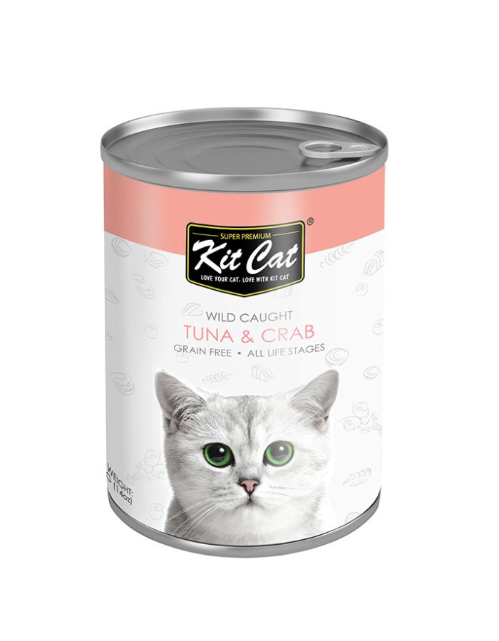 Kit Cat Wild Tuna with Crab 400g | Healthy Wet Cat Food