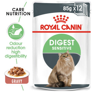 Feline Care Nutrition Digest Sensitive Gravy (Wet Food - Pouches) 12 x 85 g