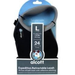 Expedition retractable leash, 7.5 m - Large -BLACK