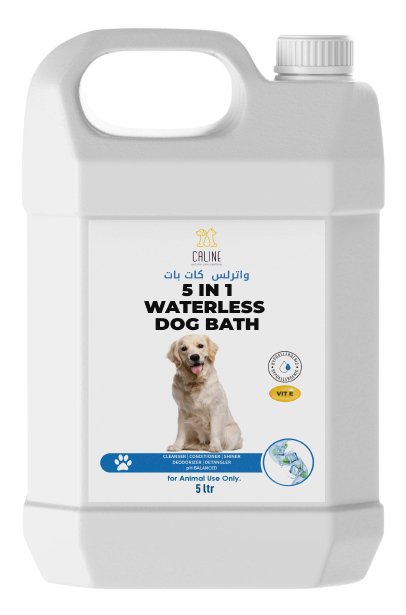 5 in 1 waterless Dog Bath 5 Liter (Dry Shampoo)