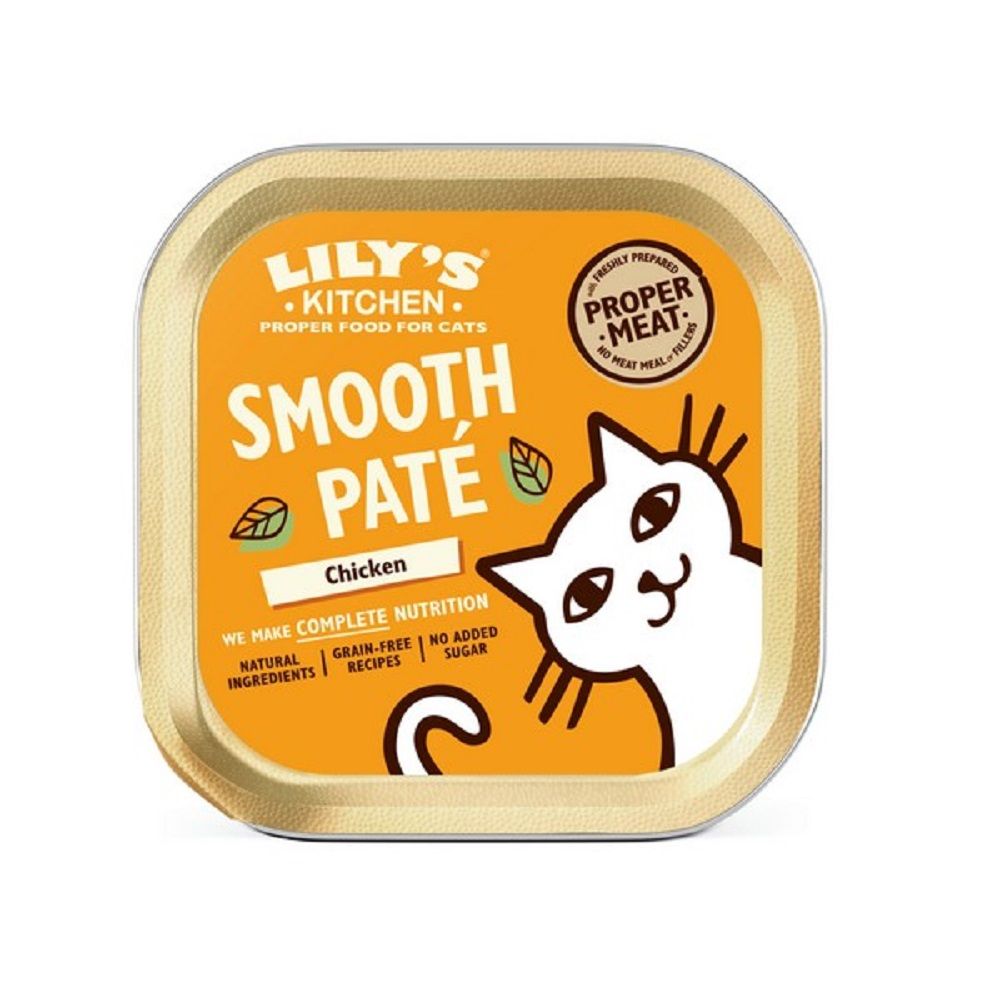 Lily's Kitchen Chicken Pate Wet Cat Food - 85g - Pack of 12