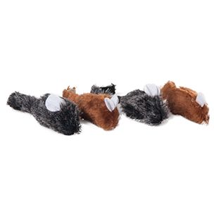 Flamingo Frank Mouse BrownBlack Plush Cat Toy 5cm
