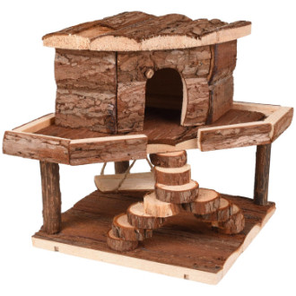 : HOUSE HANSY WOOD 20x20x20CM