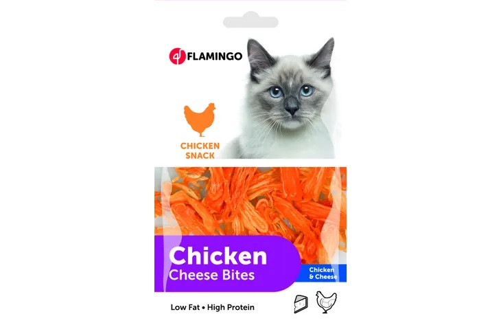 CAT SNACKS HAPKI CHUNKS CHICKEN & CHEESE 85G