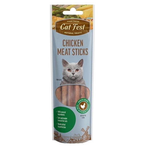 Cat Fest Meat Sticks For Cat[Weight - 45g]