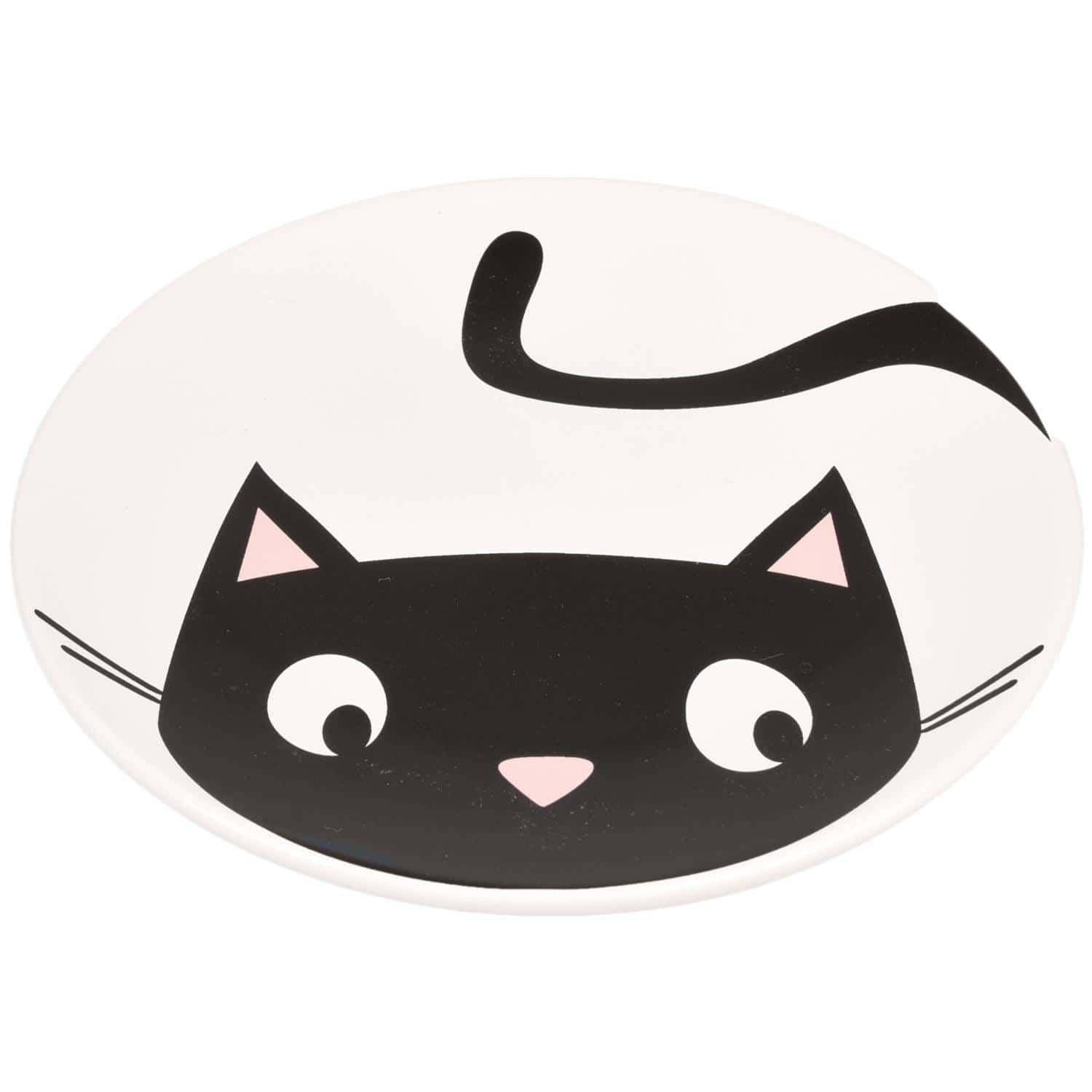 Flamingo Guus Ceramic Mosaic Cat Bowl