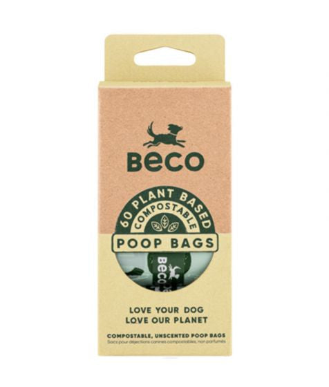 Beco - Bags Compostable Poo Bags 60Pcs