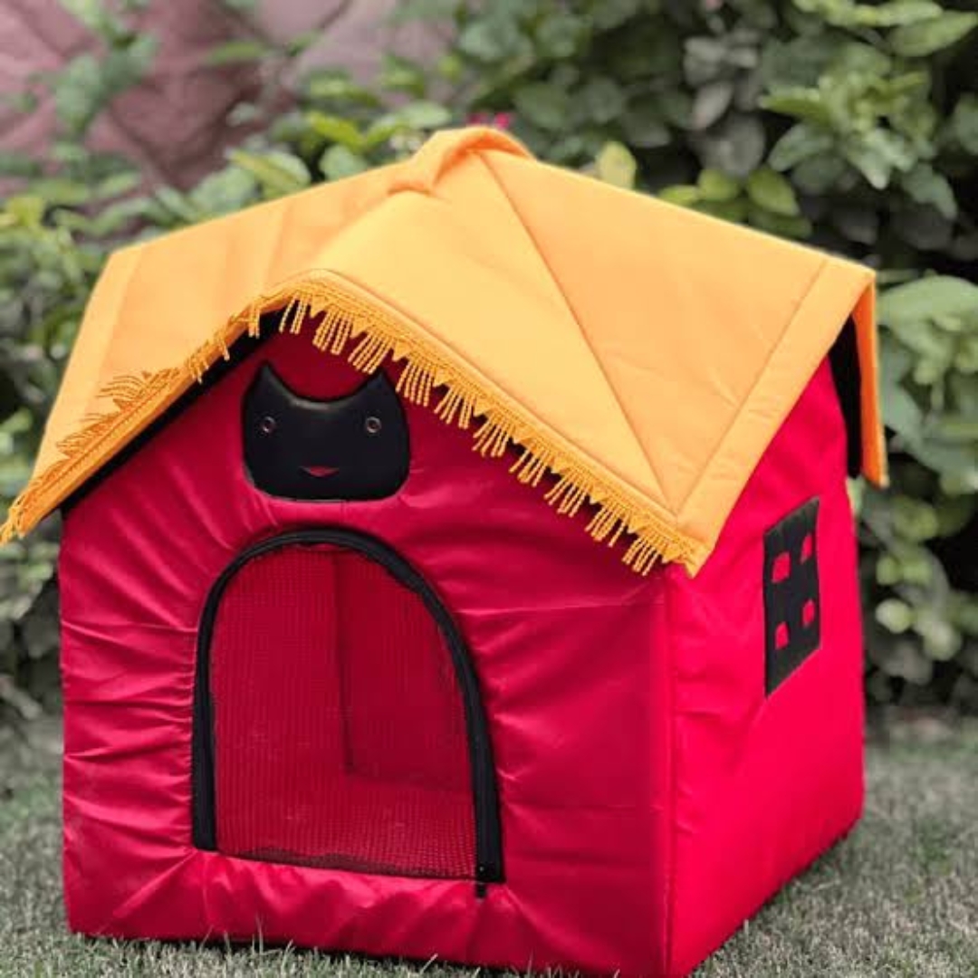 Umbrella Cat House With Zip B027