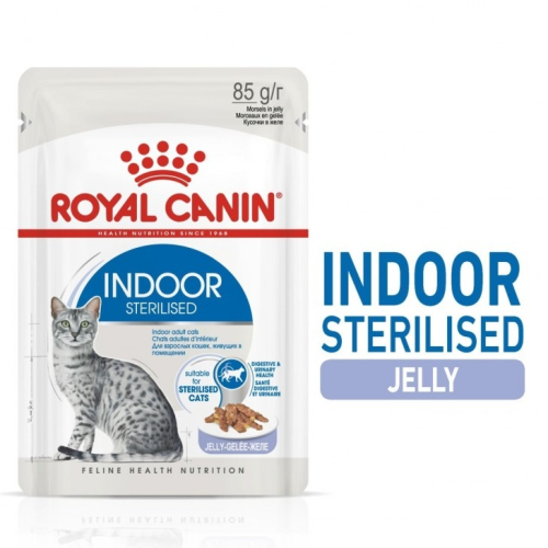 ROYAL CANIN FELINE HEALTH NUTRITION INDOOR STERILISED JELLY 1X85G