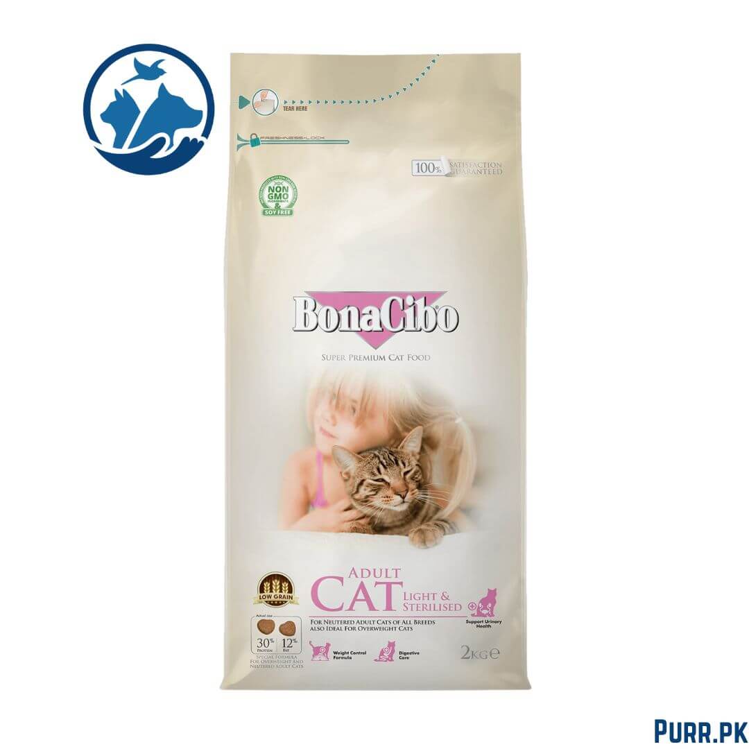Bonacibo Adult Cat Light &amp; Sterilised Bag