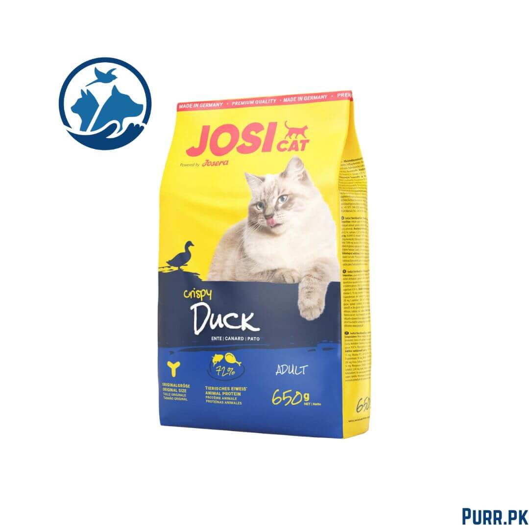 JosiCat Adult Cat Crispy Duck 650 g