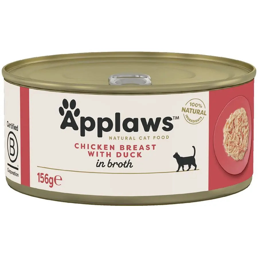 APPLAWS IN BROTH ADULT WET CAT FOOD IN TIN