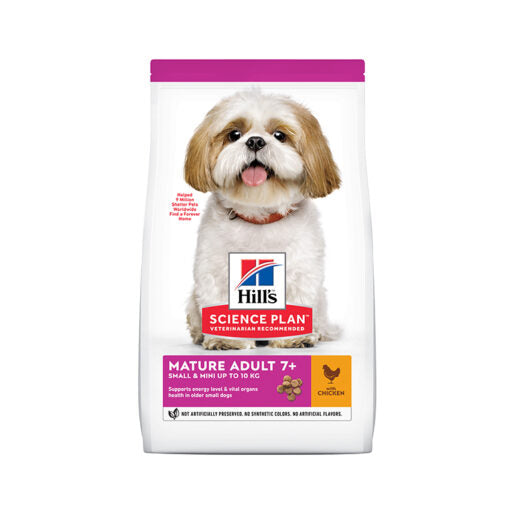Hill's Science Plan Small & Mini Mature Adult 7+ Dog Food With Chicken (3kg)
