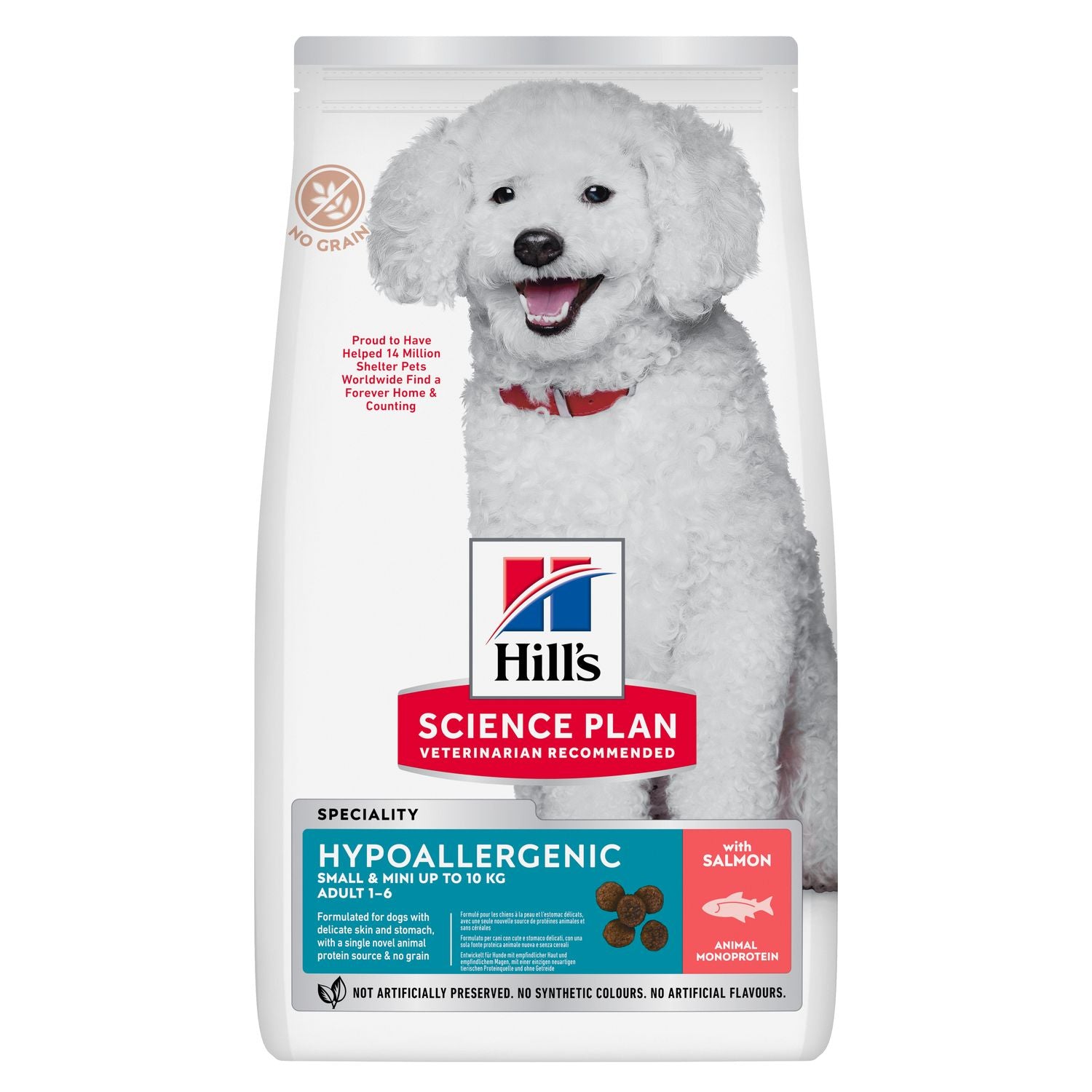 Hills Science Plan Hypoallergenic Small & Mini Adult Dry Dog Food With Salmon (1.5KG)