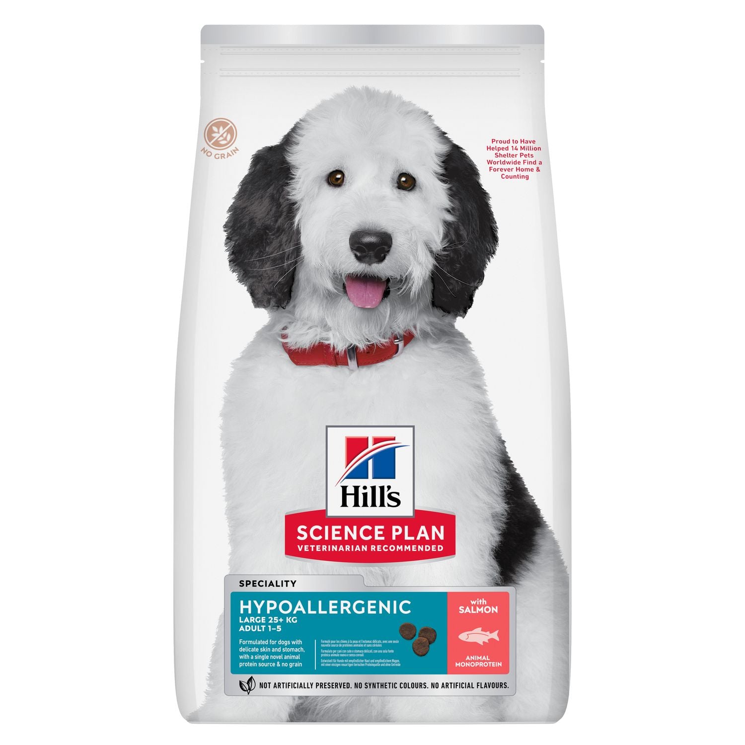 Hills Science Plan Hypoallergenic Large Breed Adult Dry Dog Food With Salmon (12kg)