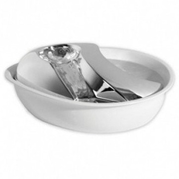 SS/PLASTIC FOUNTAIN RAINDROP WHI1.8