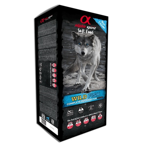 Soft Food for Adult Dogs Wild Fish 9 kg (45 trays x 200 g)