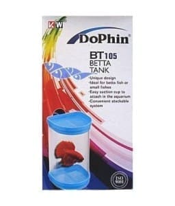 Kw Zone Dophin Betta Tank Bt – 105 (5.2″Lx3.5″Wx2.5″D)