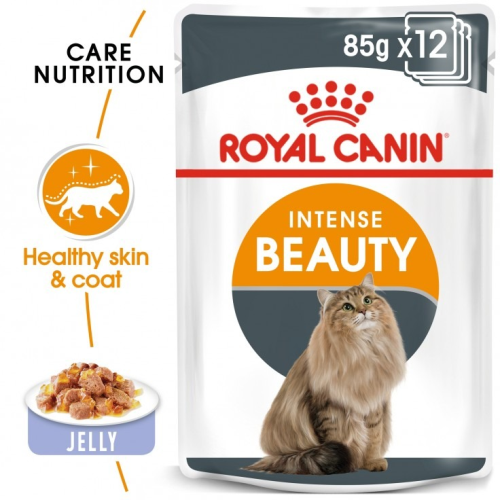 Feline Care Nutrition Hair & Skin Jelly (INTENSE BEAUTY) WET FOOD 1X85G