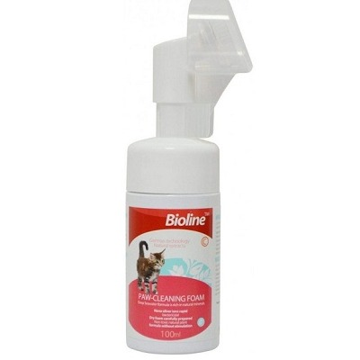 BIOLINE PAW CLEANING FOAM 150ML CAT