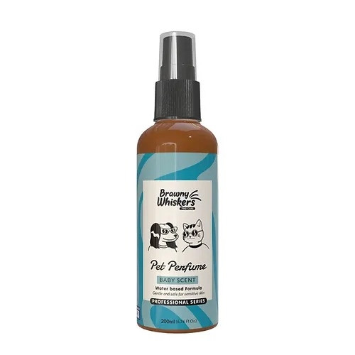 Brawny Whiskers Pet Perume 200ml (6.76 Fl Oz.) Baby Scent