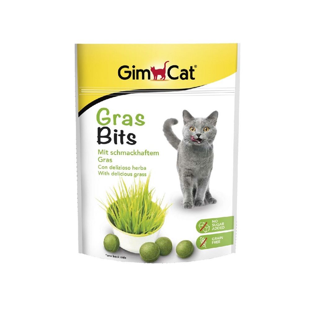 GimCat GrasBits Mini Display Cat Treats - 15 g