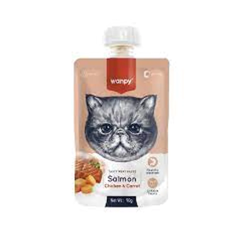 Wanpy Tasty Meat Paste-Salmon Chicken &amp; Carrot (90g)