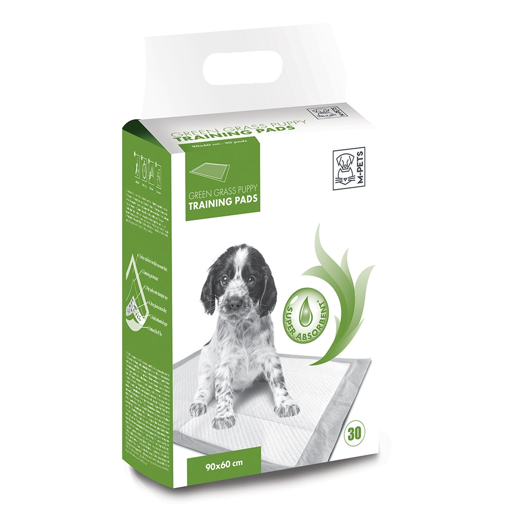 M-PETS Green Grass Training Pads 90x60cm 30pcs