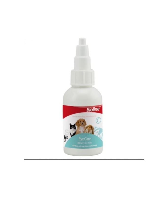 Bioline Eye Care Dogs, Cats And Other Small Animals, 50Ml[Volume – 50Ml, Weight – 68G]