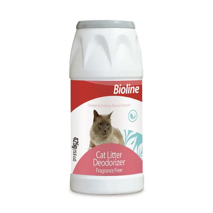 Bioline Cat Litter Deodorizer 425G[Weight – 425G, Dimension – 15.2 X 6.9 X 6.6Cm]