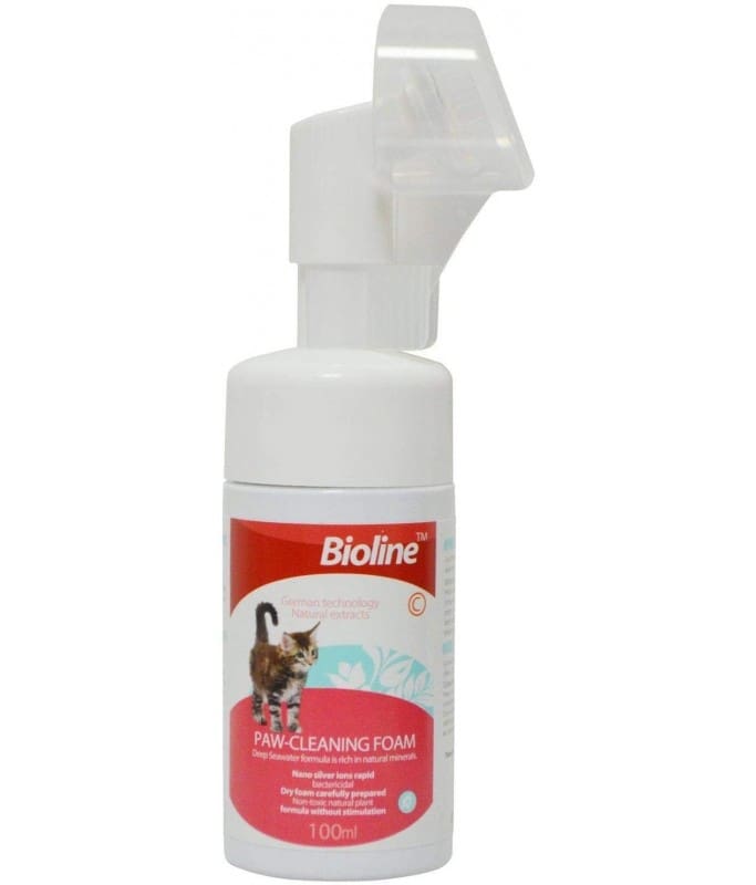 Bioline Paw Cleaning Foam(Dog)[Volume – 150Ml]