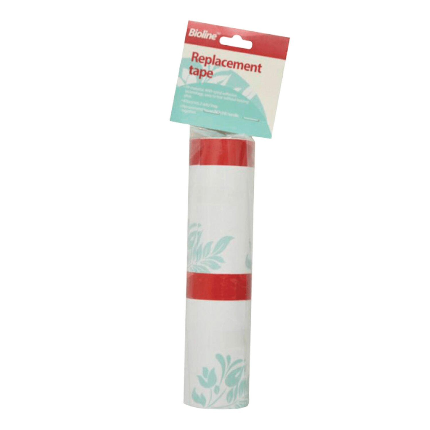 Bioline Pet Roll Replacement Tape 60Pcs X 2[Color – White, Count – 60, Dimension – 10Cm X ⌀4Cm]