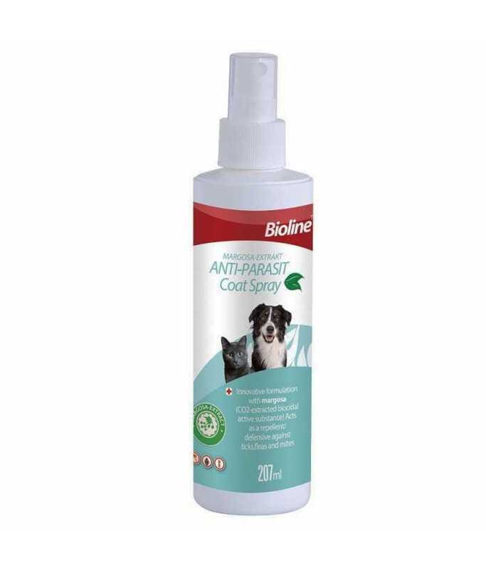 Bioline Anti-Parasit(Flea And Tick) Spray[Volume – 207Ml, Flavor – Margosa]