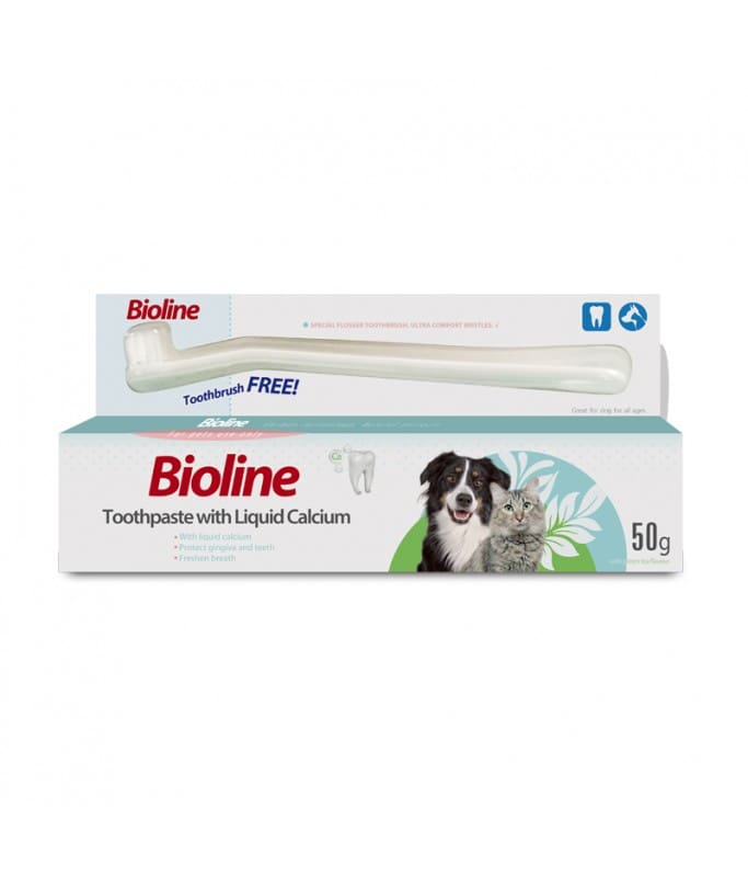 Bioline Toothpaste With Liquid Calcium -50G[Weight – 50G]