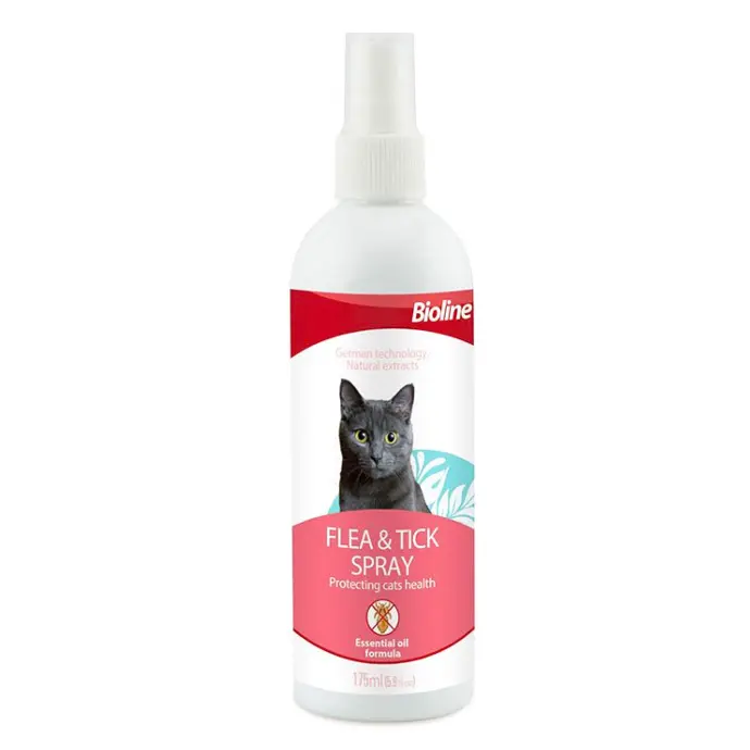 Bioline Flea And Tick Spray For Cat 175 Ml[Volume – 175Ml]