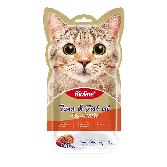 BIOLINE CAT TREATS 5X15G