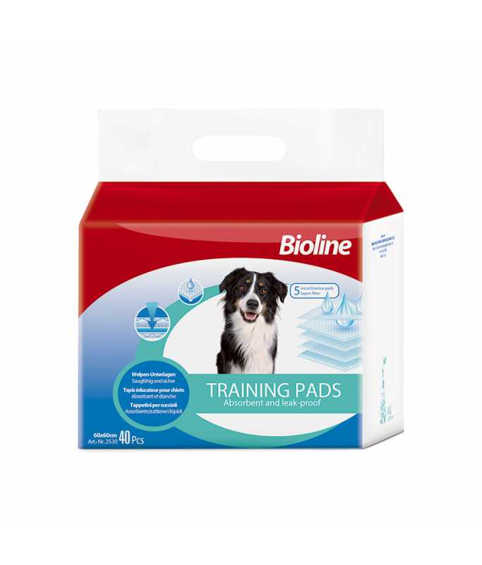 Bioline Training Pads 60X60Cm, 40Pcs[Count – 40]