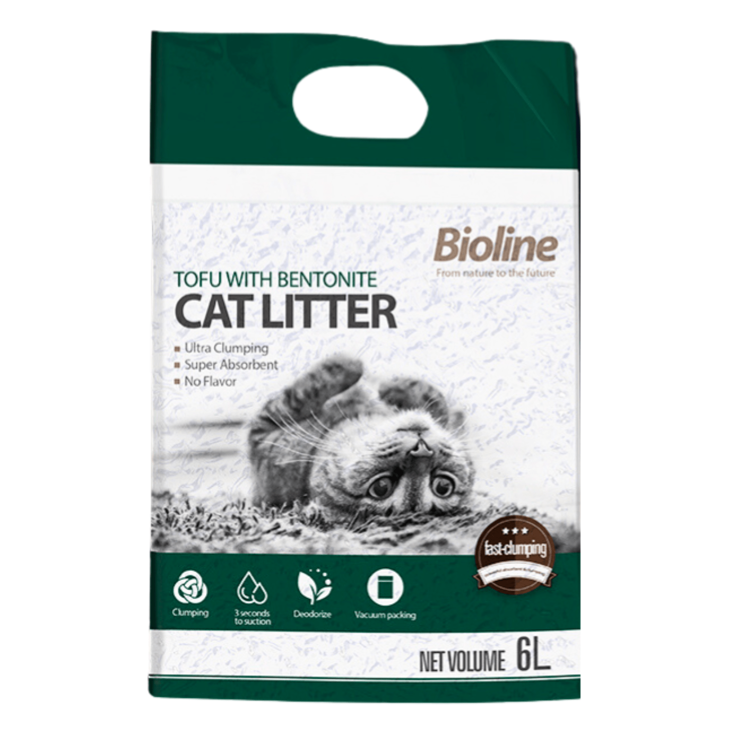 Bioline Tofu With Bentonite Cat Litter 6L