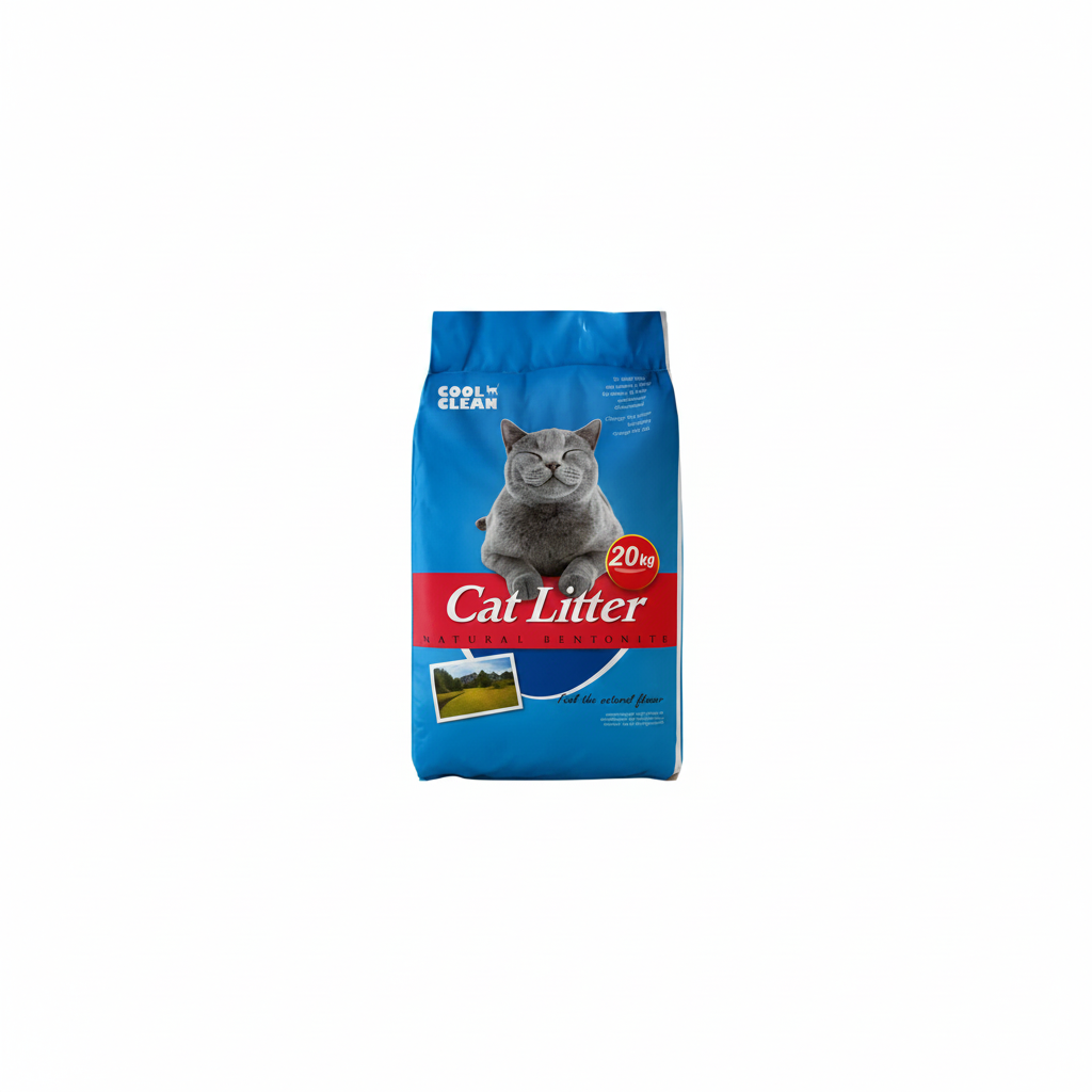 Cool Clean Clumping Cat Litter[Weight - 20Kg, Flavor - Mixed Flavour]