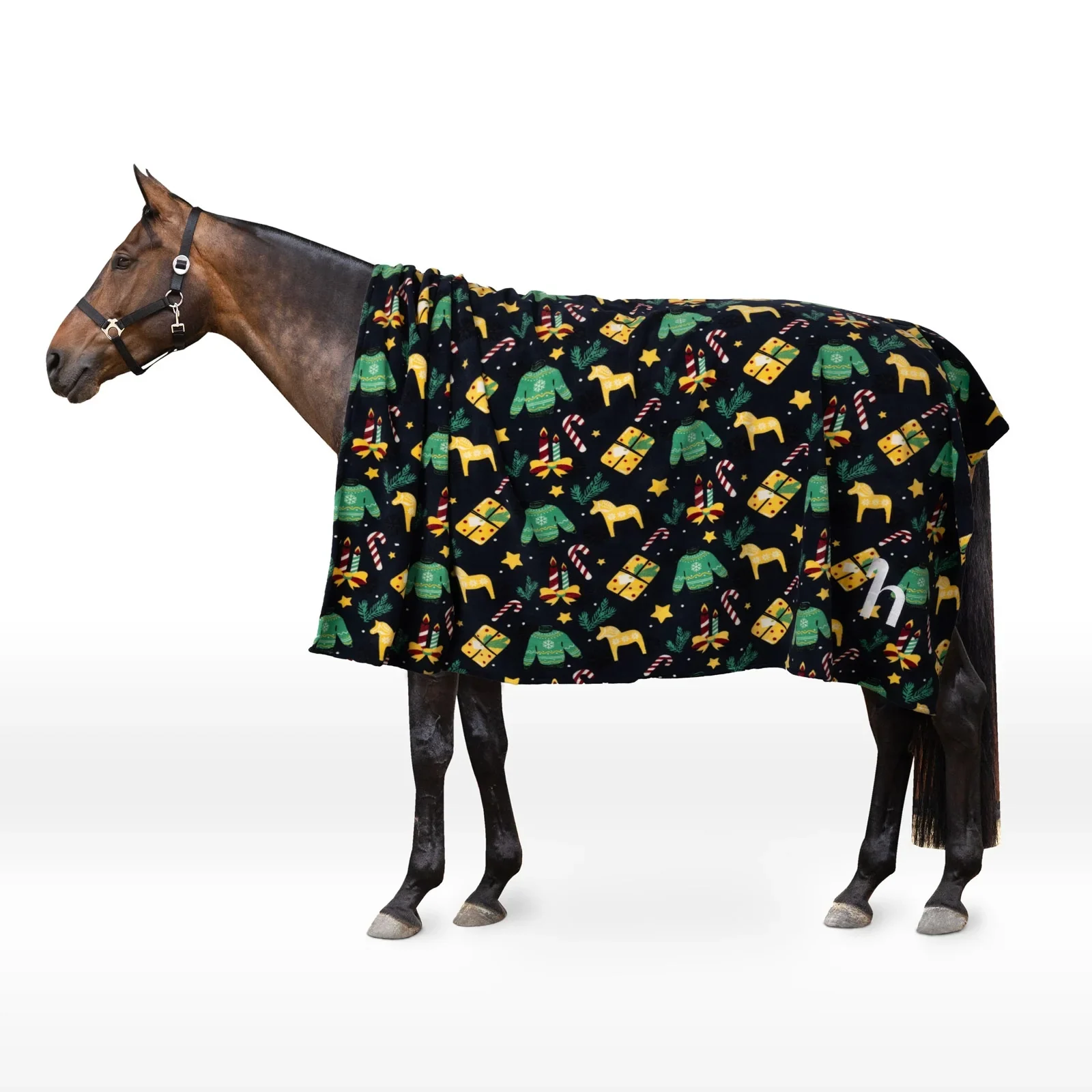 Horze Christmas Throw Blanket