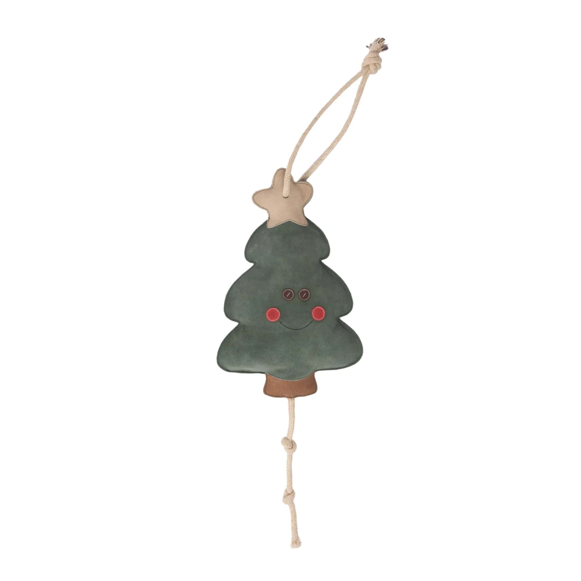 Horze Leather Horse Toy Christmas Edition