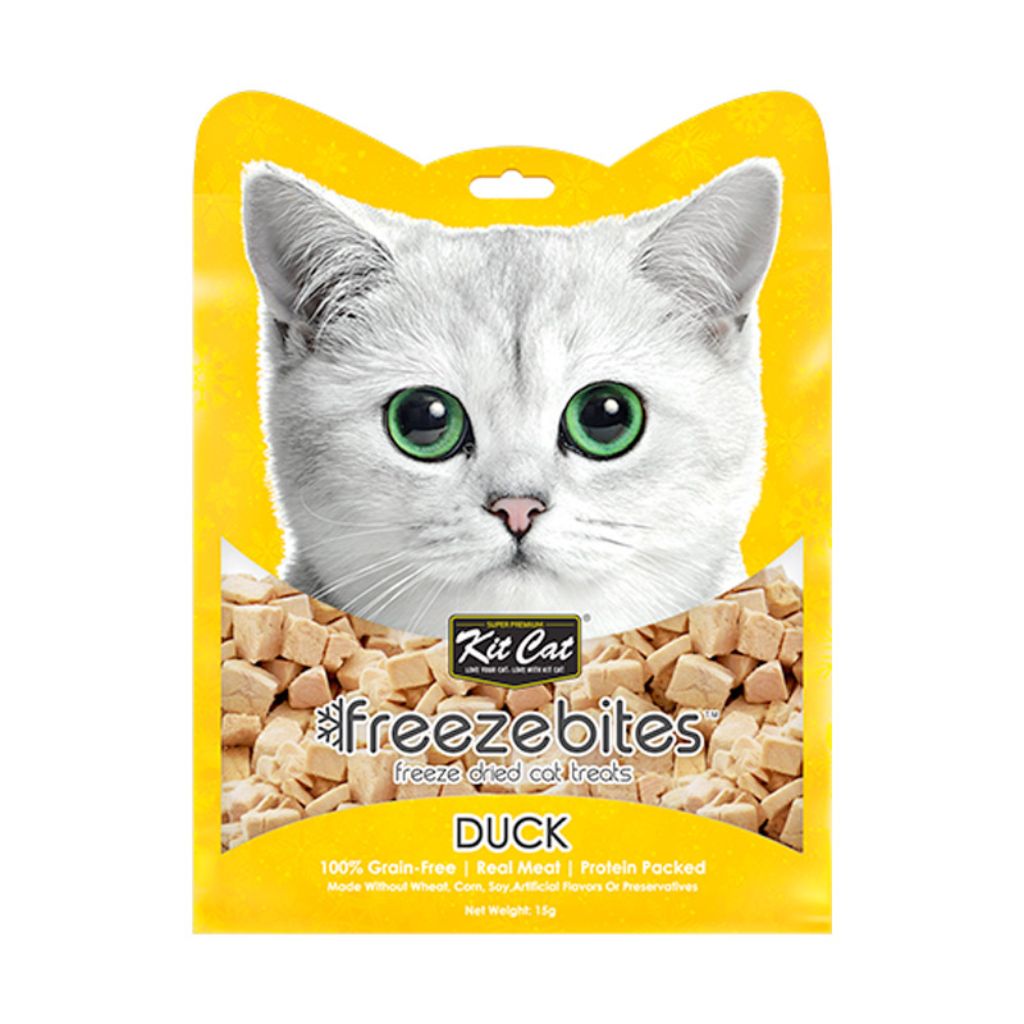 Kit Cat Freezebites Duck 15g – Natural Single-Ingredient Cat Treats