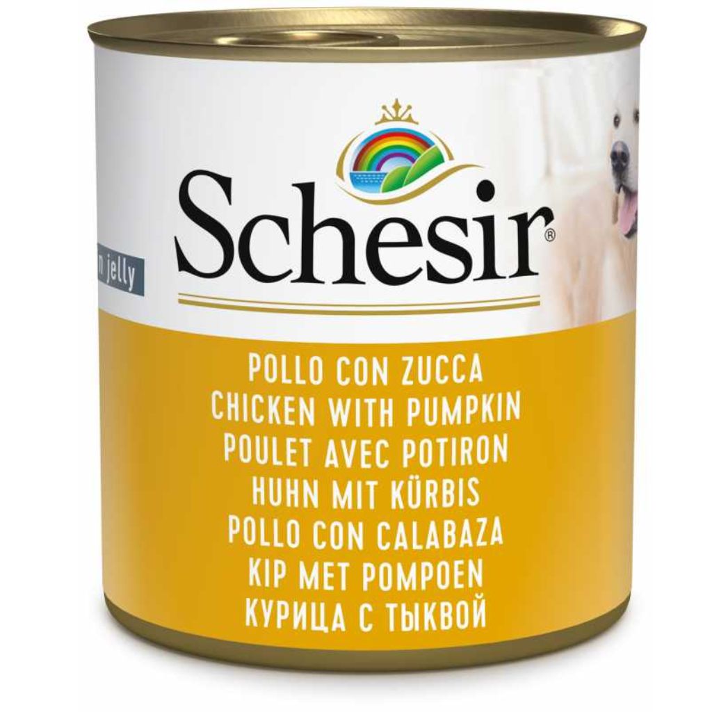 Schesir Can Dog Food – Tasty Chicken with Pumpkin, 285g