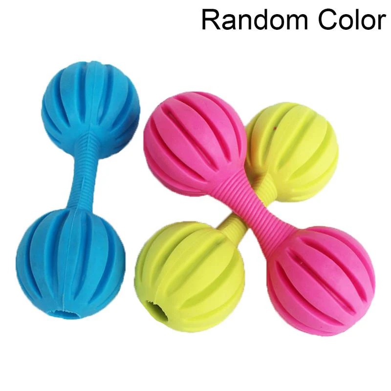 TEATHER TOY BALL BONE PRINTED LARGE