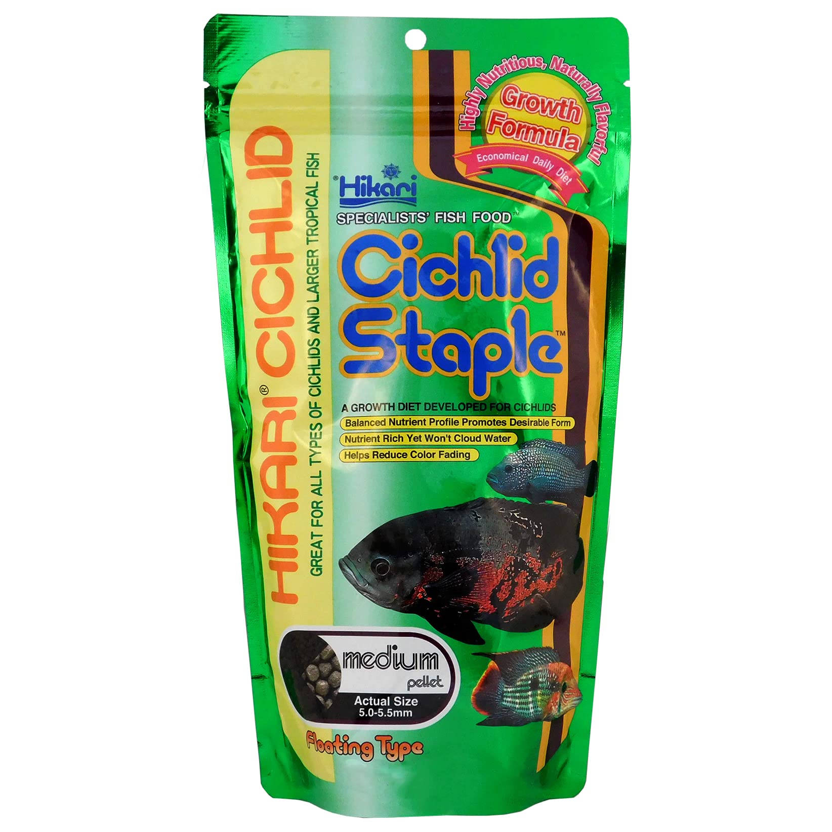 HIKARI CICHLID STAPLE MEDIUM PELLET 57G