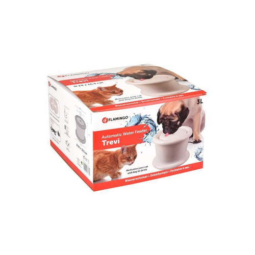DRINK FOUNTAIN TREVI DOG&CAT WHI 3L