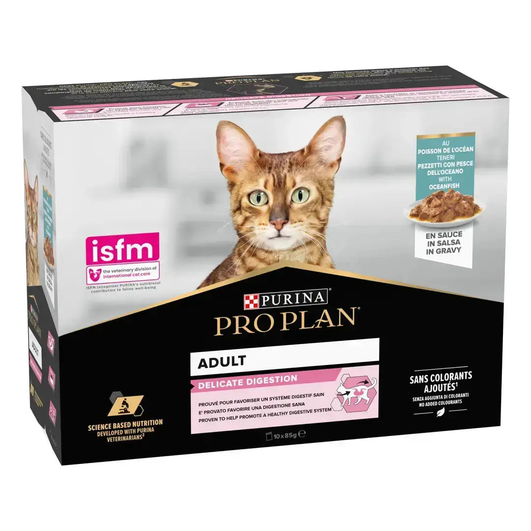 Purina Pro Plan Delicate Wet Cat Food Oceanfish in Gravy 85g