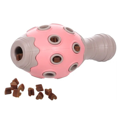 TOY PUPPY RUBBER BENTY CONE PINK 15,3x6,6x6,6CM